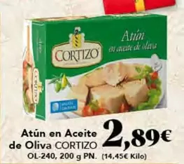 Oferta de Cortizo - Atún En Aceite De Oliva por 2,89€ en Gadis