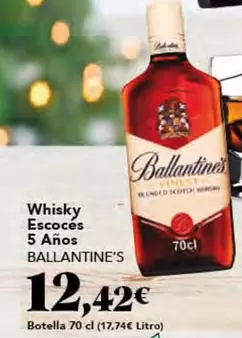 Oferta de Ballantine's - Whisky Escoces 5 Años por 12,42€ en Gadis