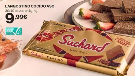 Oferta de Suchard - Langostino Cocido Asc por 9,99€ en El Corte Inglés