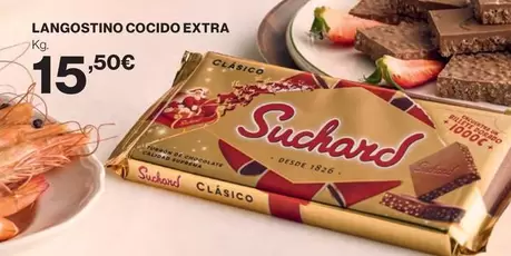 Oferta de Suchard - Langostino Cocido Extra por 15,5€ en El Corte Inglés