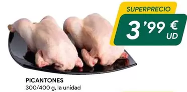 Oferta de Picantones por 3,99€ en Masymas