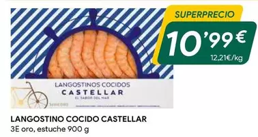 Oferta de Castellar - Langostino Cocido por 10,99€ en Masymas