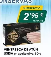 Oferta de Usisa - Ventresca De Atun por 2,95€ en Masymas