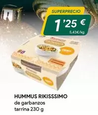 Oferta de Rikisssimo - Hummus por 1,25€ en Masymas