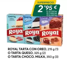 Oferta de Milka - Tarta Con Oreo O Tarta Queso O Tarta Choco por 2,95€ en Masymas