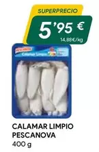 Oferta de Pescanova - Calamar Limpio por 5,95€ en Masymas