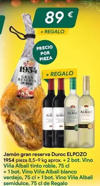 Oferta de Elpozo - Jamon Gran Reserva Duroc por 89€ en Masymas