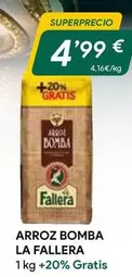 Oferta de La Fallera - Arroz Bomba por 4,99€ en Masymas