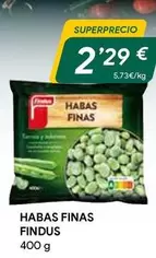 Oferta de Findus - Habas Finas por 2,29€ en Masymas