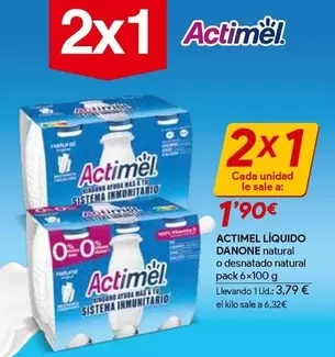 Oferta de Danone - Activmel Liquido por 3,79€ en Masymas