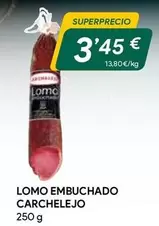 Oferta de Carchelejo - Lomo Embuchado por 3,45€ en Masymas