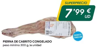 Oferta de Pierna De Cabrito Congelado por 7,99€ en Masymas