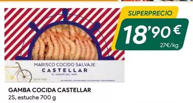 Oferta de Castellar - Gamba Cocida por 18,9€ en Masymas