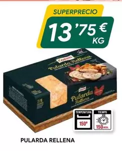 Oferta de Pularda Rellena por 13,75€ en Masymas