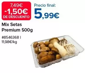 Oferta de Premium - Mix Setas por 5,99€ en Costco