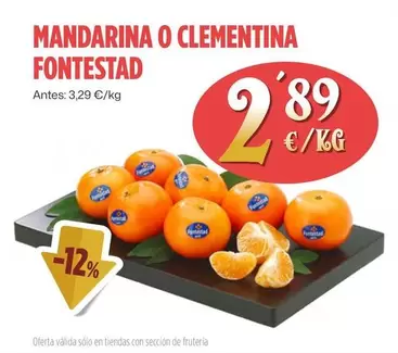 Oferta de Fontestad - Mandarina O Clementina  por 2,89€ en Ahorramas