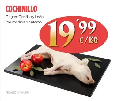 Oferta de Cochinillo por 19,99€ en Ahorramas