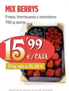 Oferta de Mix Berrys por 15,99€ en Ahorramas