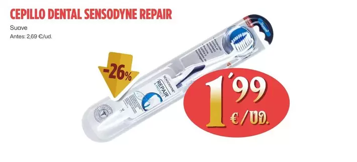 Oferta de Sensodyne - Cepillo Dental  Repair por 1,99€ en Ahorramas