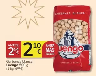 Oferta de Luengo - Garbanza Blanca por 2,1€ en Consum