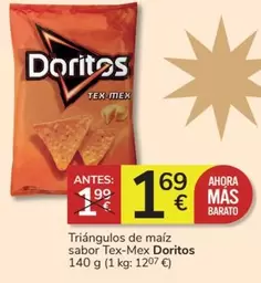 Oferta de Doritos - Triángulos De Maíz Sabor Tex-mex por 1,69€ en Consum