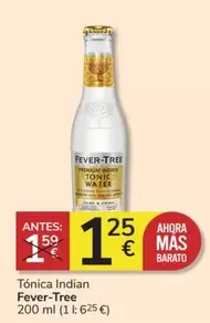 Oferta de Premium - Tonica Indian Fever-tree por 1,25€ en Consum