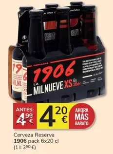 Oferta de Mas - Cerveza Reserva por 4,2€ en Consum