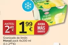 Oferta de Mas - Granizado De Limón por 1,99€ en Consum