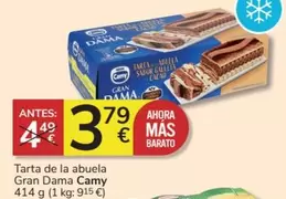 Oferta de Camy - Tarta De La Abuela Gran Dama por 3,79€ en Consum