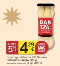 Oferta de Mas - Esparragos Blancos Igp Navarra 6/8 Frutos por 4,29€ en Consum