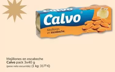 Oferta de Calvo - Mejillones En Escabeche en Consum