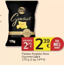 Oferta de Lay's - Patates Fregides Llises Gourmet por 2,39€ en Consum