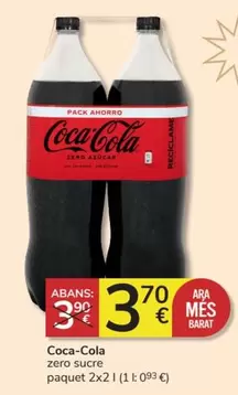 Oferta de Coca-Cola - Zero Sucre por 3,7€ en Consum