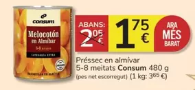 Oferta de Consum - Préssec En Almívar por 1,75€ en Consum