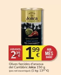 Oferta de Jolca - Olives Farcides D'anxova Del Cantabric por 1,99€ en Consum