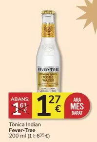 Oferta de Fever tree - Tónica Indian por 1,27€ en Consum