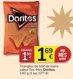 Oferta de Doritos - Triangles De Blat De Moro Sabor Tex-mex por 1,69€ en Consum