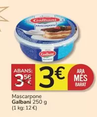 Oferta de Galbani - Mascarpone por 3€ en Consum