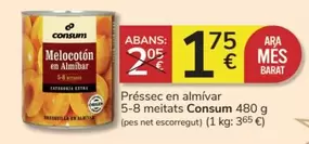 Oferta de Consum - Préssec En Almívar por 1,75€ en Consum