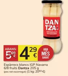 Oferta de Ara - Espàrrecs Blancs Igp Navarra 6/8 Fruits por 4,29€ en Consum