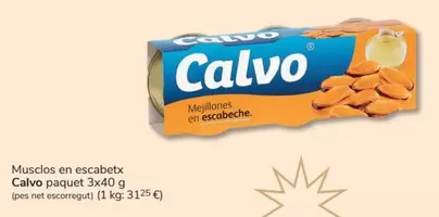 Oferta de Calvo - Musclos En Escabetx en Consum