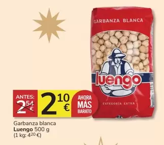 Oferta de Luengo - Garbanza Blanca por 2,1€ en Consum