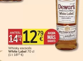 Oferta de Dewar's - Whisky Escocés por 12,79€ en Consum