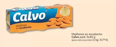 Oferta de Calvo - Mejillones En Escabeche en Consum