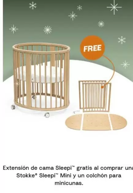 Oferta de Free - Extensión De Cama Sleepj Gratis Al Comprar Untar Sleepj Mini Y Un Colchón Para Minicunas en Stokke