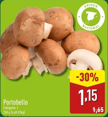 Oferta de Portobello por 1,15€ en ALDI