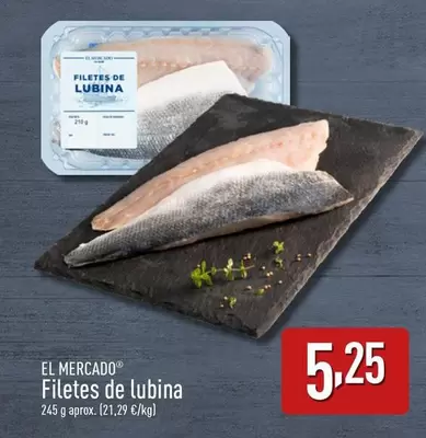 Oferta de El Mercado - Filetes De Lubina por 5,25€ en ALDI