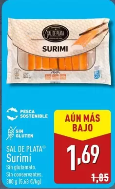 Oferta de Sal De Plata  - Surimi por 1,69€ en ALDI