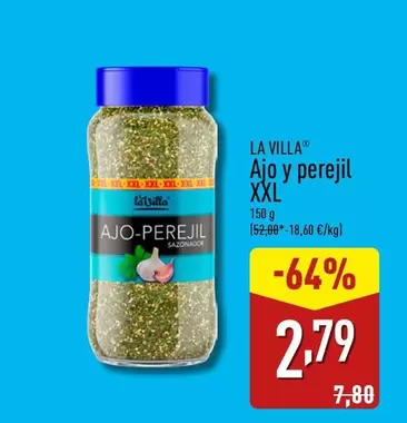 Oferta de La Villa - Ajo Y Perejil XXL por 2,79€ en ALDI