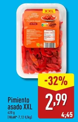 Oferta de Pimiento Asado XXL por 2,99€ en ALDI